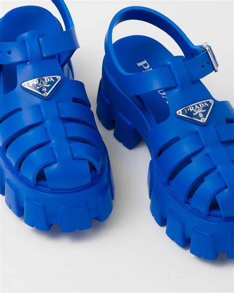 sandalo prada tcco blu|designer sandals prada.